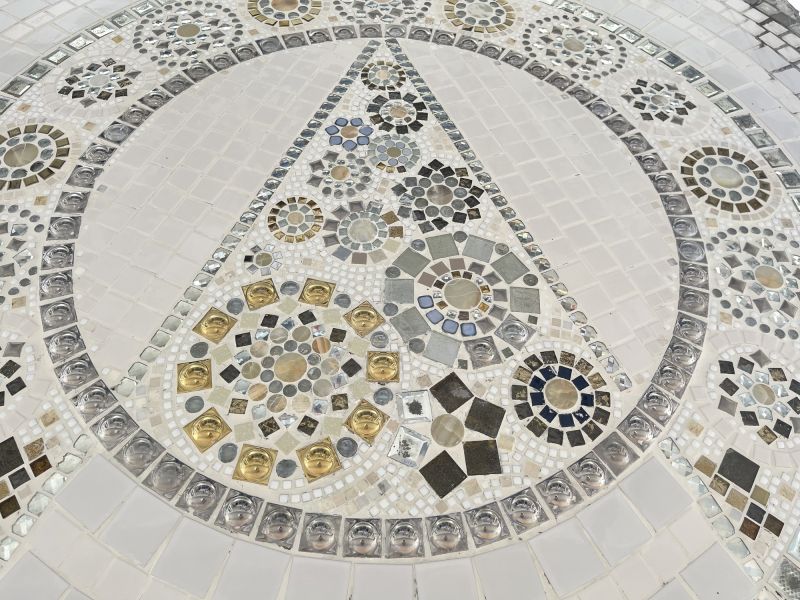 Mosaic Tile Floor Installation
